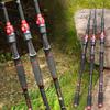 Angelrute Carbon Fiber Spinning Angelrute Tragbare Teleskop Spinnrute Meer Angelrute Getriebe