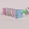 Korean Style Iridescent Laser Mini Card Holder & 1-2 Inch Keychain Photo Album