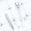 Large Diamond Ballpoint Pen Crystal Rotating Black Refill Pen Imitation Metal Luxury Office Oil Ball Point Pen School Supplies