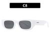 Latest Retro Small Square Sunglasses for Female Male Stylish Retro Thick Edge Frame Luxury Male Sun Eyewear Sun Eyewear UV Protection 400 Eyeglasses