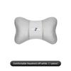CXVA5 Car Seat Headrest Ice Silk Neck Pillow For BMW Performance F30 E90 E46 E60 X7 Car Interior Removable Washable Headrest Keychain