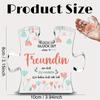 2D Flat Acrylic Decorative Sign and Ornament,Floral Accent,Motivate Close Friends,Show Gratitude and Affection, Desk Living Room Acrylic Decoration