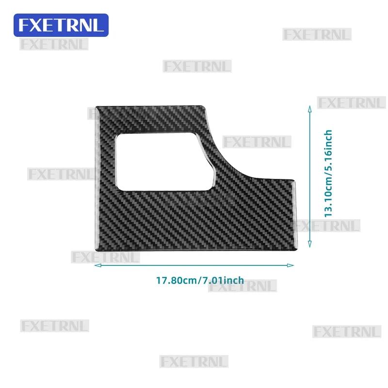 For SEAT Ibiza Mk5 2018     -2025 6F KJ1 LHD RHD Real Soft Carbon Fiber Car Fuse Box Interior Panel Sticker