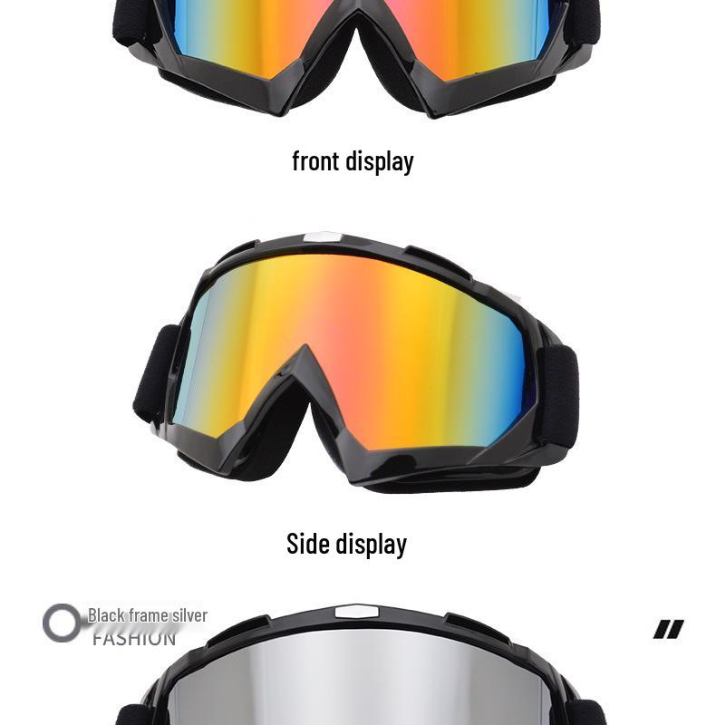 Off-Road Motorcycle Goggles: Windproof Lens for Helmets, Skiing, and Outdoor Riding.