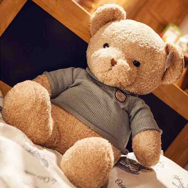 Bamse Plysj Leke Søt Bjørn Dukke Barn Klem Bjørn Sovepute Jente Bestevenn Bursdagsgave Dukke Kawaii
