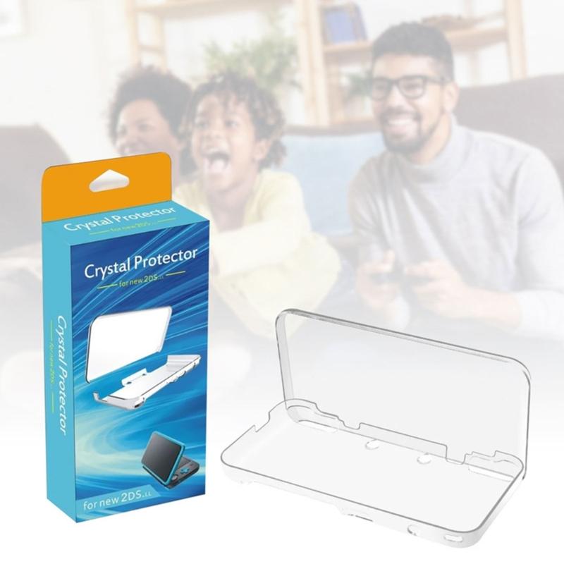 1 Set Schutzhülle Hartschale Skin Anti-Fall Transparent Gaming PC Gehäuse Schutzschale für Neue 2DS XL LL Konsole