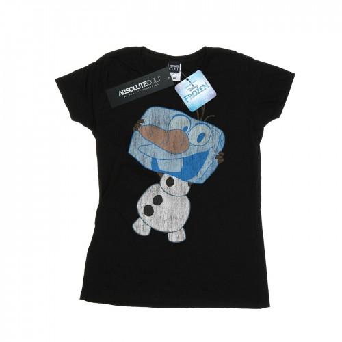 

Disney Womens/Ladies Frozen Olaf Ice Cube Cotton T-Shirt XXL білий