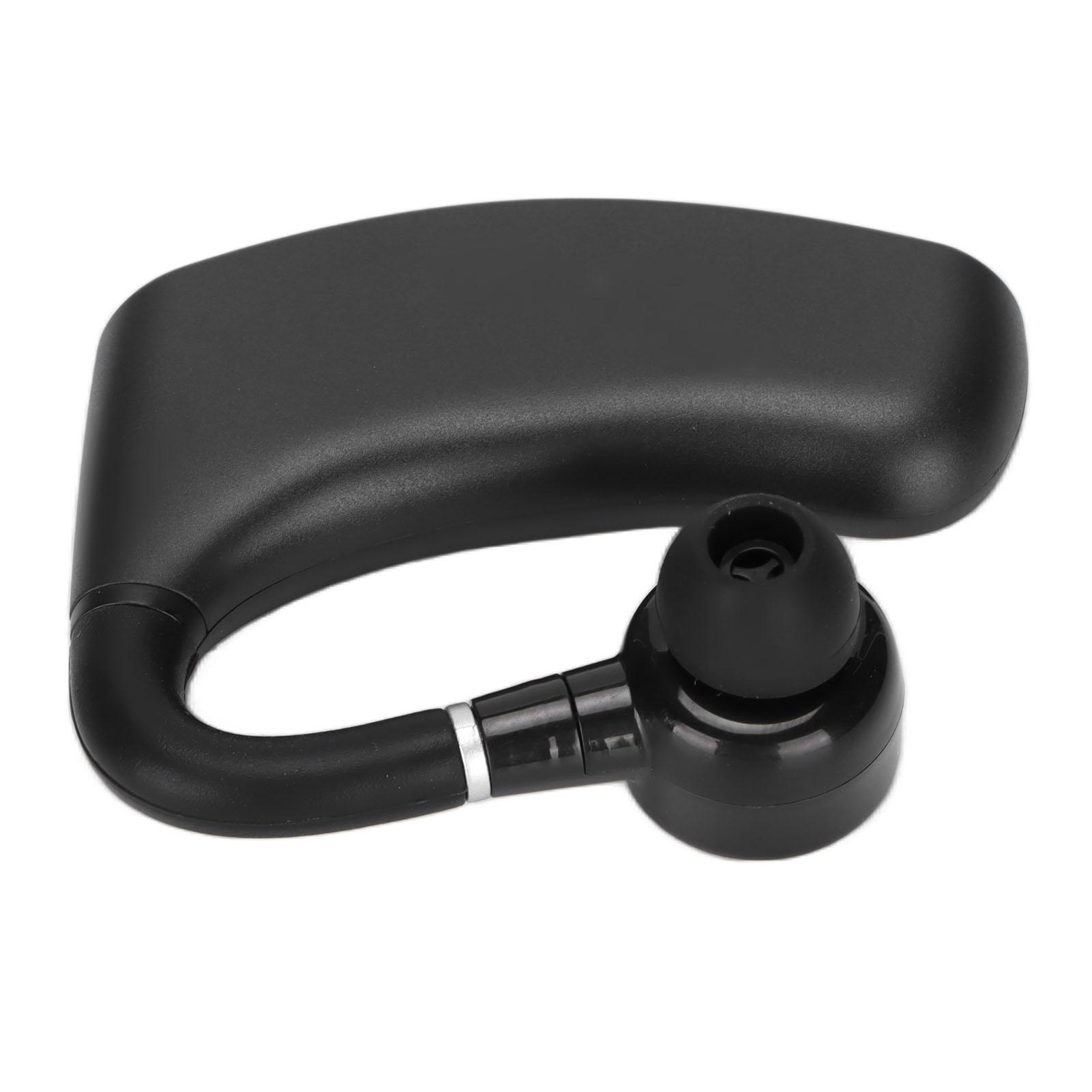 

V12 Bluetooth Headset Wireless Single Hanging Ear Handsfree LED Digital Display Headphone for Business Office Type 1