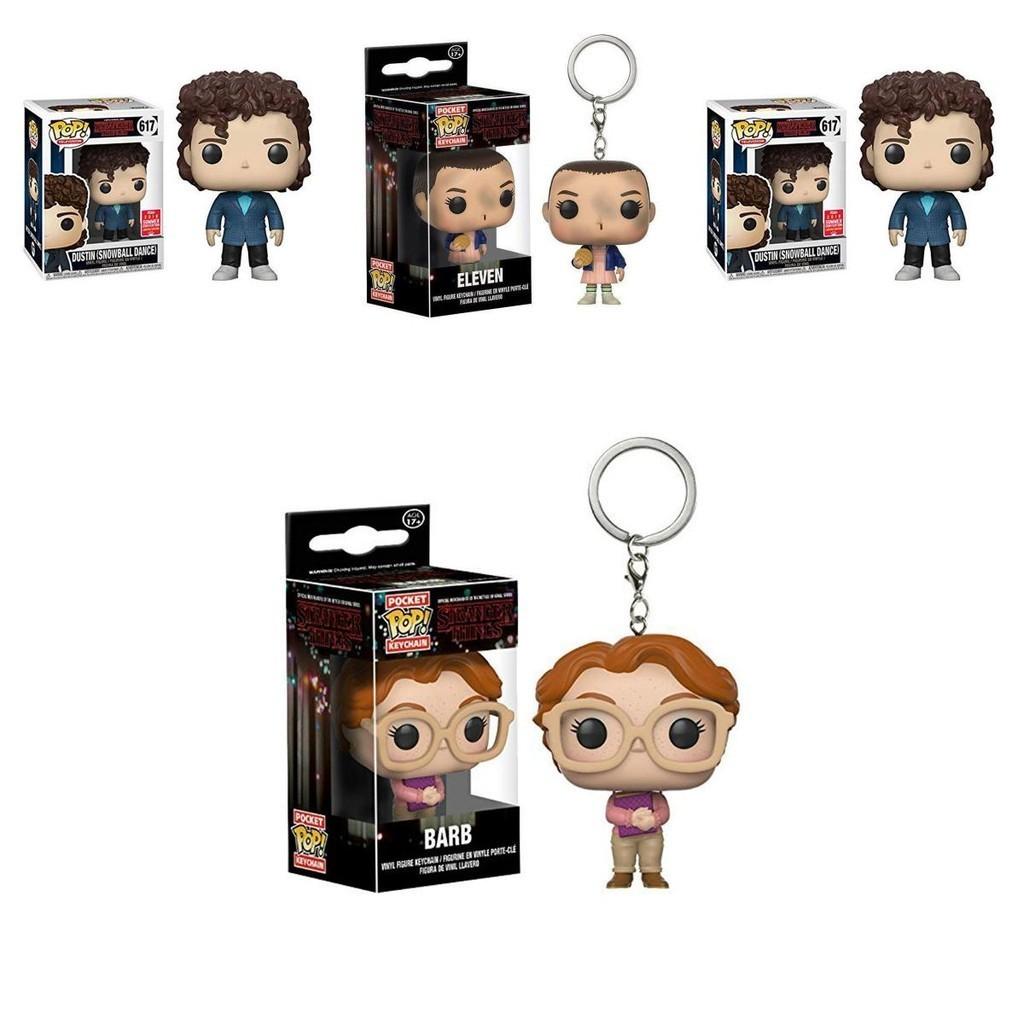 Collectible Stranger Thing Eleven Keychain Figure With Resin Material