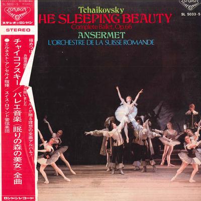 LP deska ERNEST ANSERMET DIRIGUJE, L'ORCHE - Čajkovskij, Spící krasavice Co SL50335 LONDON 1973 Japonsko Obi Klasická Použitá