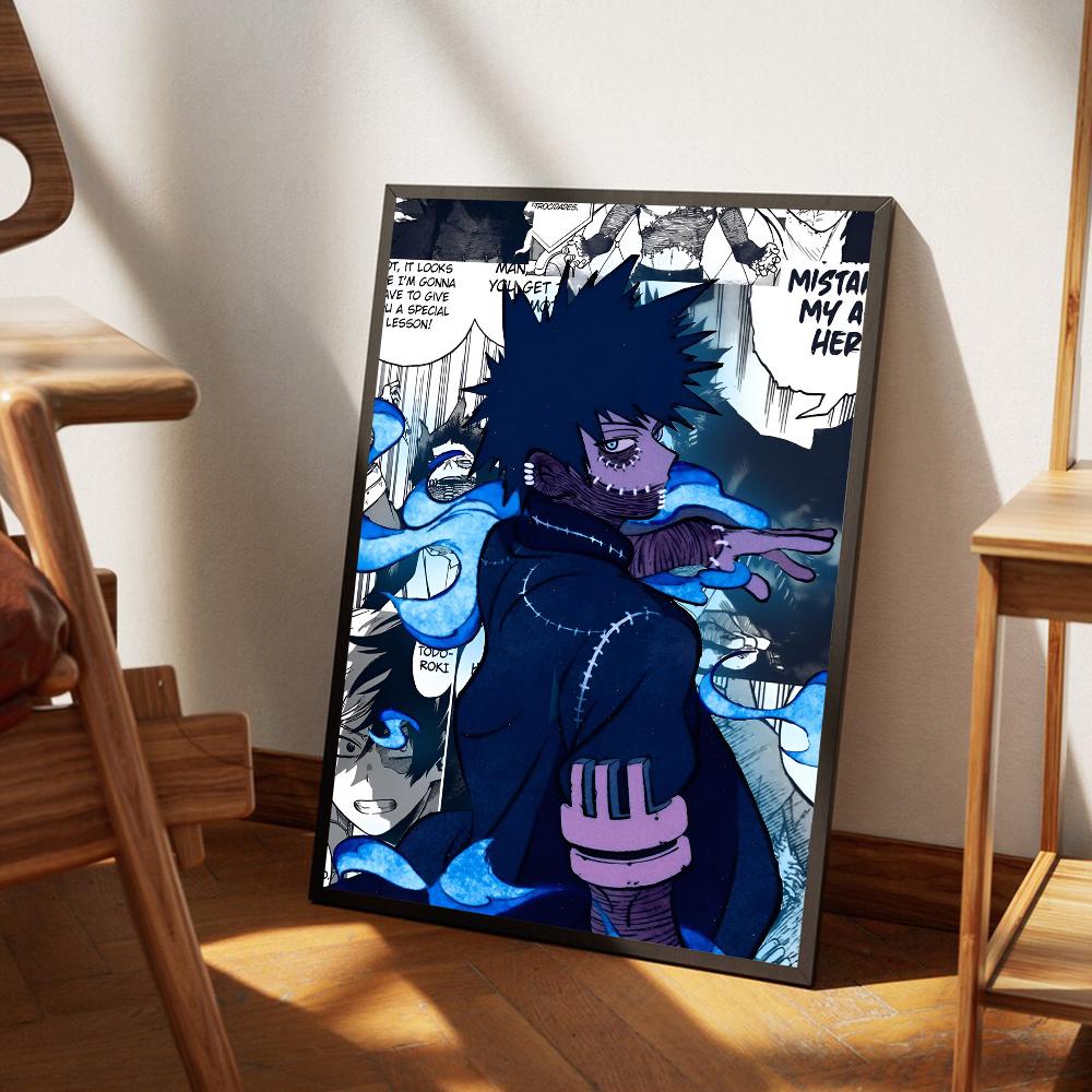 Boku No Hero Academia Aizawa Shouta Dabi Self-adhesive Art Poster Whitepaper Prints Posters Artwork Aesthetic Art Wall Painting