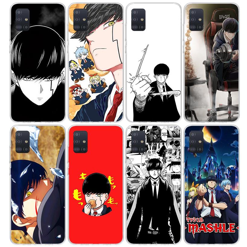 Mashle Magic And Muscles Phone Case For Samsung Galaxy A52 A51 A50S A32 A22 A12 A02S A72 A71 A31 A70 A30S Note 20 Ultra 10 Plus