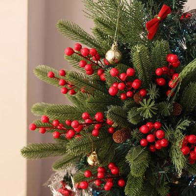 10/30 Τεμ. Προσομοίωση Μούρου Επαναχρησιμοποιήσιμο Ρεαλιστικό Έντονο Χρώμα Τεχνητό Κόκκινο Μούρο Χριστουγεννιάτικο Στολίδι για το Σπίτι