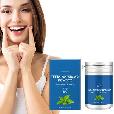 Mint Oral Care Tooth Cleaning Powder, Fresh Breath And Odor Removal, Teeth Cleaning And Stain Removal 50g