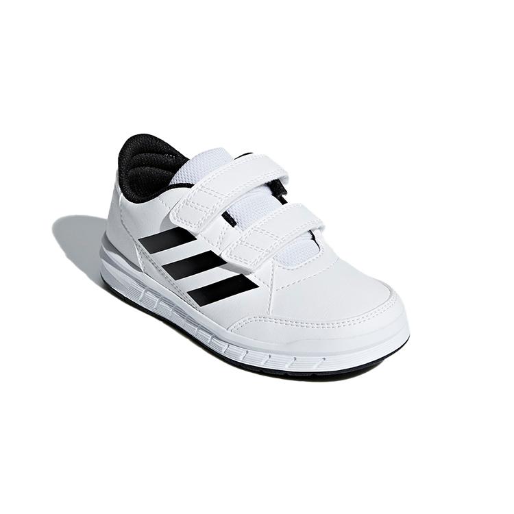 adidas Altasport Breathable Low Top Kids' Skateboarding Shoes White Black Children Aged 3 7 Years Old D96830
