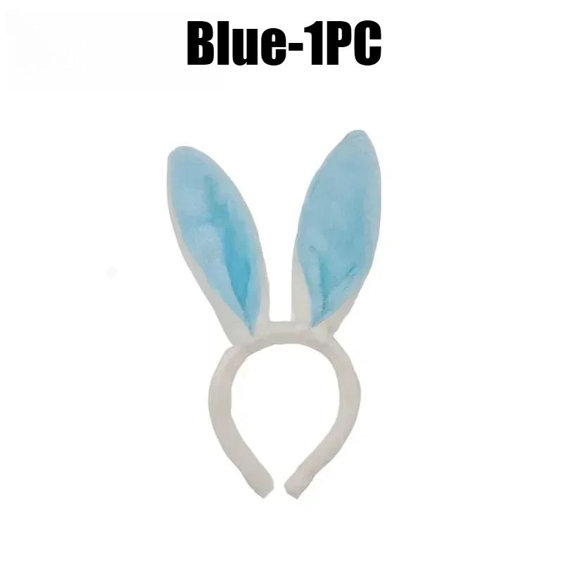 Милая Пасхальная Зайка Ободок с Ушками Женский Пушистый Плюшевый Бандаж для Волос Девочка Заячьи Уши Головной Убор Косплей Аксессуар для Костюма На Вечеринку Подарки