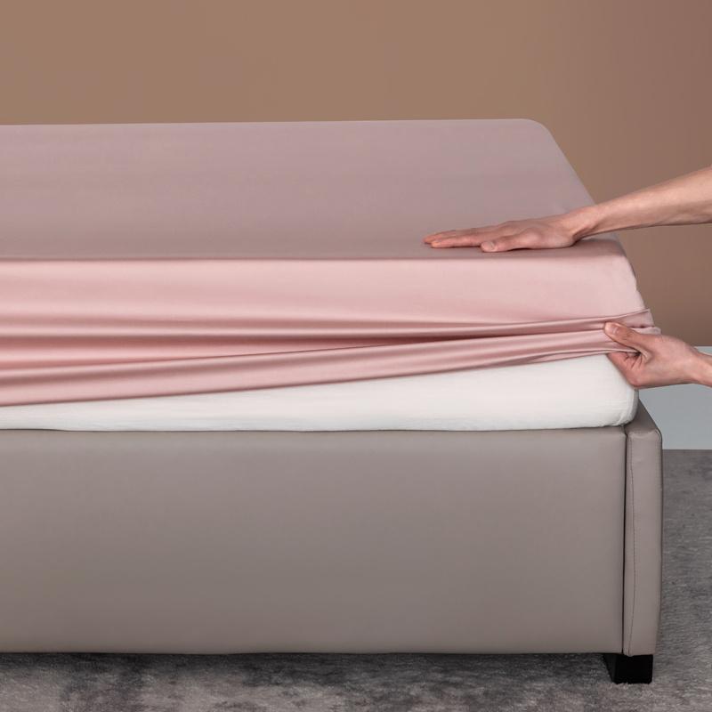 Hochwertiges Spannbettlaken Bambus-Matratzenbezug mit Gummizug Doppel- King- Queen-Size-Bettlaken 90/120/200 Spannbettlaken