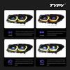 BMW 5 Series (2011-2017) F10/F18 Headlight Assembly with Modified Spoon LED DRLs & Flowing Turn Signals