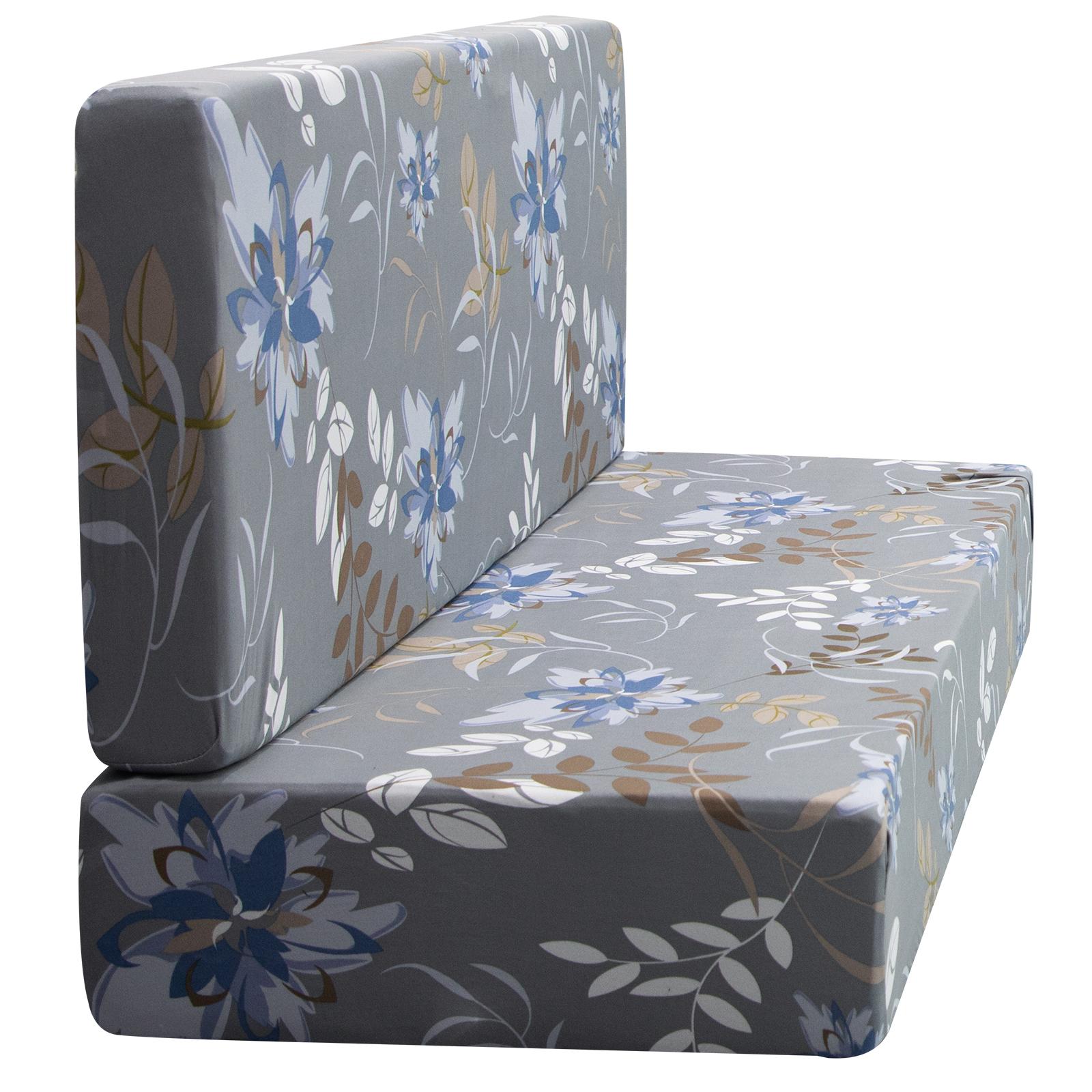 Stretch Printed RV Dinette Couch Cushion Covers Sofa Seat Cover Protector Slipcovers with Elastic Bottom for RV Camper Car Bench