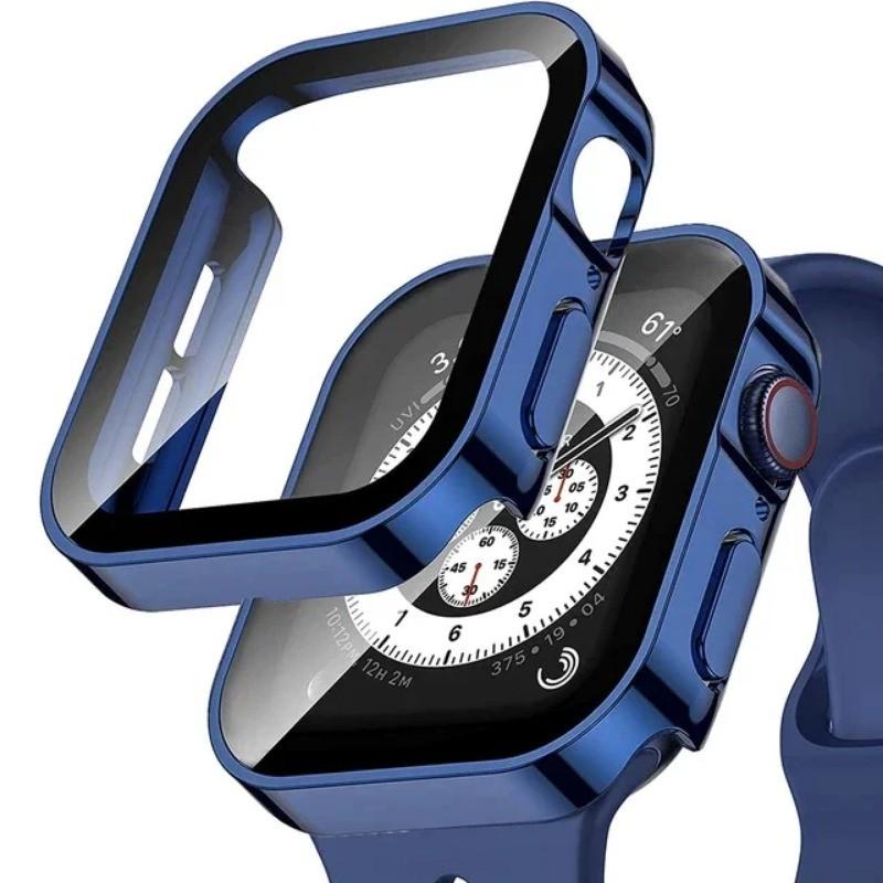 Waterproof Case for Apple Watch 7 8 9 45mm 41mm Screen Protector Glass+Cover iWatch 11 10 42mm 46mm 5 SE 6 44mm 40mm Accessories