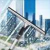 Stainless Steel Squeegee Non Slip Ergonomic Grip 1Pcs Streak Free for Shower Tile Wall Glass Door Window Car Exterior