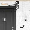 1/3Pcs Halloween Door Frame Decoration Wooden Black Broom Witch Skeleton Pumpkin Silhouette Door Corner Sign Front Door Edge Topper Sitter Ornament