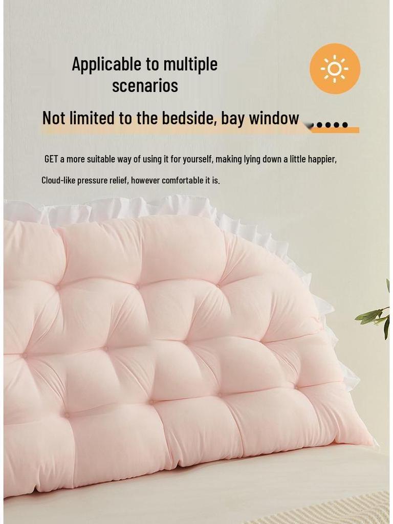 Soft Headboard Cushion: Anti-collision Dormitory Backrest & Princess Tatami Sofa