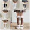 Autumn&Winter Plush Hosiery Cotton Bow Socks Harajuku Lamb Wool Stocking  Toddle