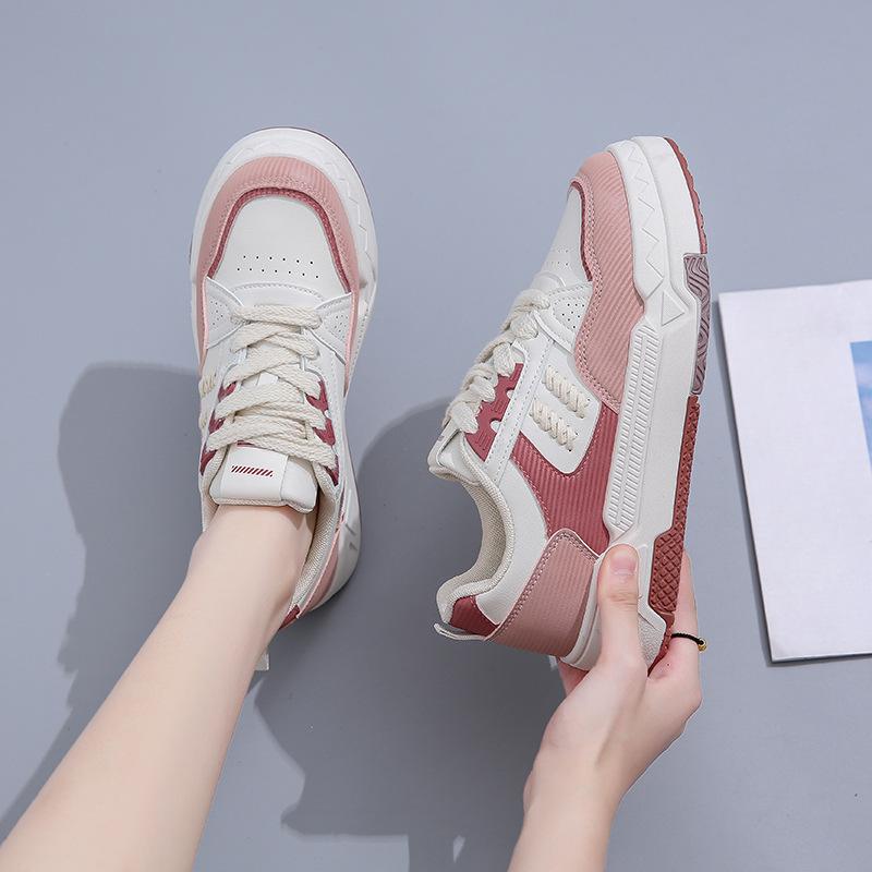 White Shoes for Women Autumn New All-Matching Thick-Soled Sneakers for Female Students Casual Sneaker Women's Shoes
