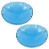 2Pcs 19cm Pool Lamp Lens Cover Swimming Pond Light Blue Transparent Lid for HAYWARD AMERILITE