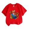 Kids Boys Girls 100% Cotton Crew Neck Short Sleeve T-Shirt,