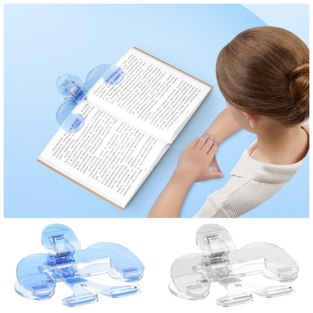 12° Support Angle Reading Book Marker Clip Visible Books Fixed Clip  Home