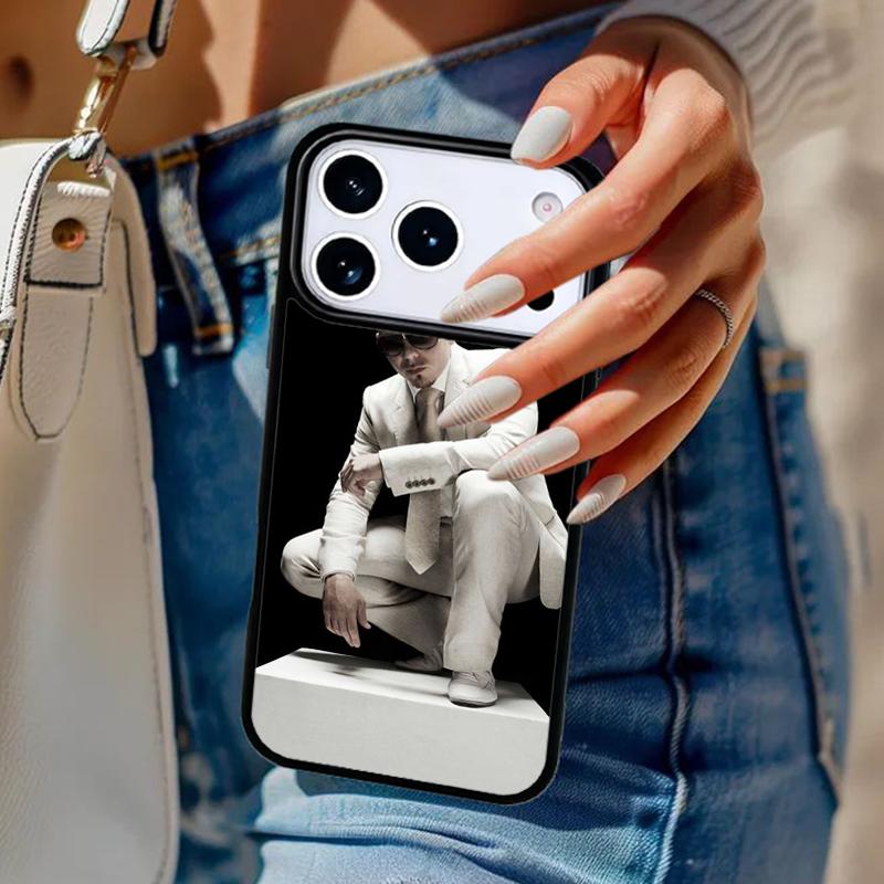 Mr Worldwide Phone Case For iPhone 17 Air 14 15 13 12 Max Cover For Apple 16e 11 Pro Max Plus Coque