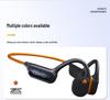 X10 Bone Conduction Bluetooth Over-Ear Headphones: Large Battery, Pro Sports & Swimming