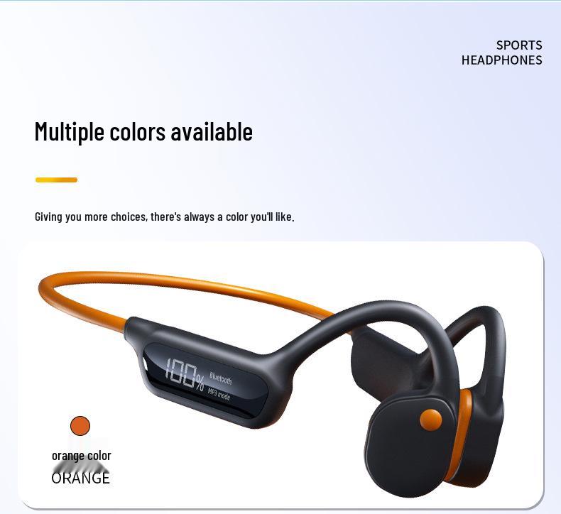 X10 Bone Conduction Bluetooth Over-Ear Headphones: Large Battery, Pro Sports & Swimming