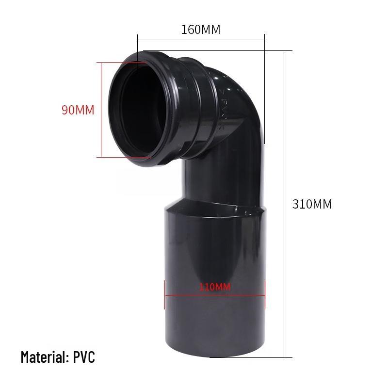 Toilet Cistern Sewage Discharge Elbow Pipe