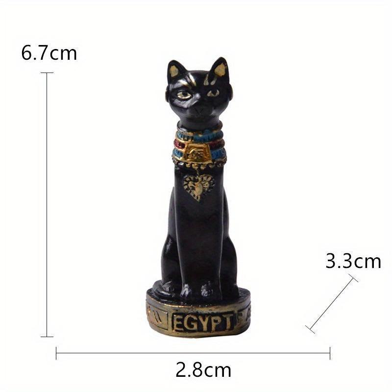 Estatua decorativa de gato egipcio, estatua decorativa, estatua de diosa de gato Vintage, hogar y jardín