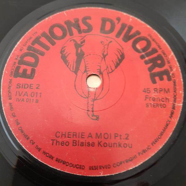 7inch Record THEO BLAISE KOUNKOU Cherie A Moi IVA011 EDITIONS DIVOI Kenya World Music Used