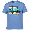 2023 Sommer Neues Herren T-Shirt Grand Theft Auto Gta Spiel Print T-Shirt 100% Baumwolle Rundhals Top Street Kurzärmlig F118