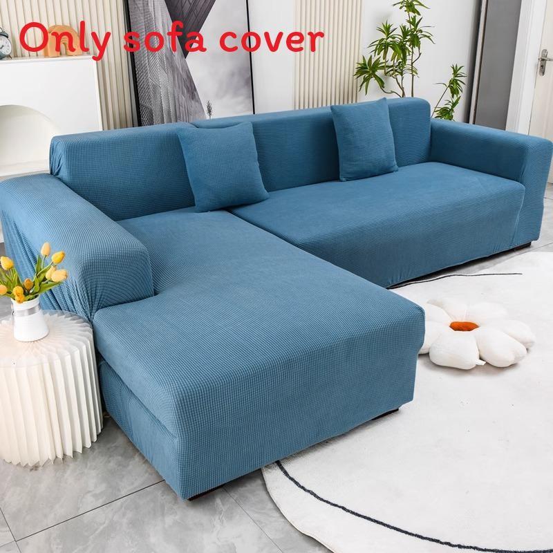 Thick Elastic Sofa Slipcover With Antiscratch Feature For Family Room Home Decor
