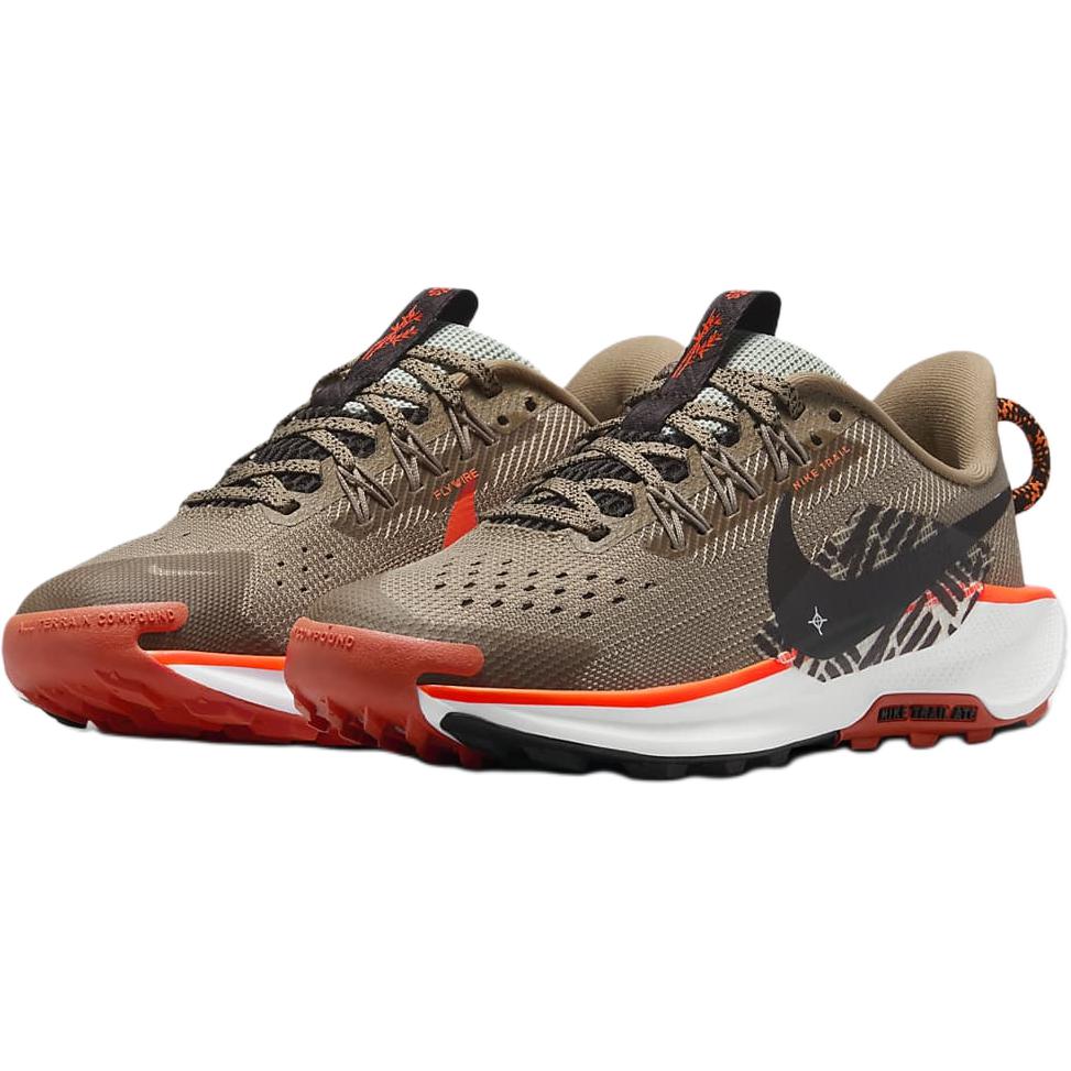 Nike Pegasus Trail 5 GS Khaki Hyper Crimson Kids Sneakers Brown Vintage-Coral Velvet-Brown FV5638-200
