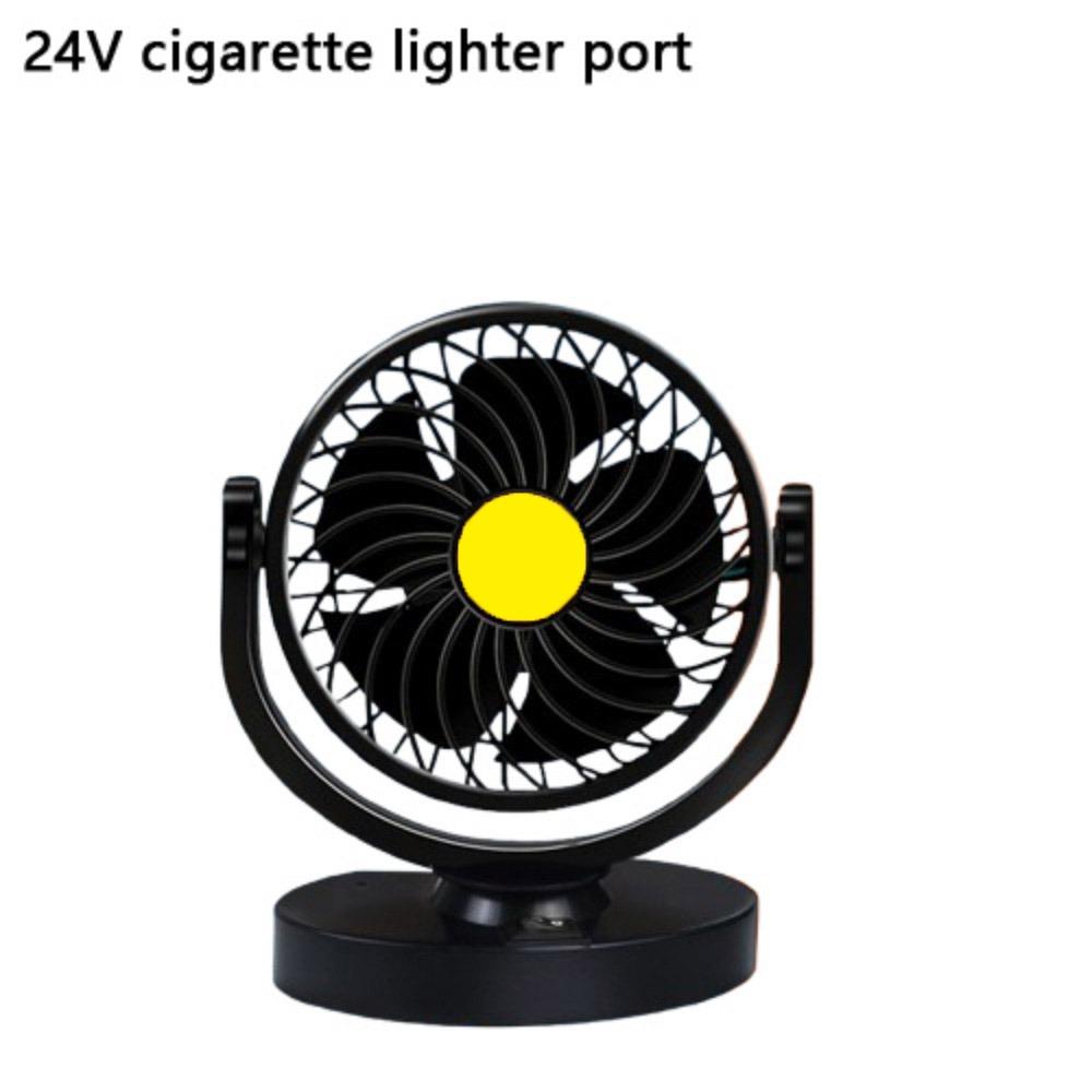 USB/12V/24V Car Cooling Fan Single/Dual Head Desktop Fan Air Circulation Fans  Truck Vehicle