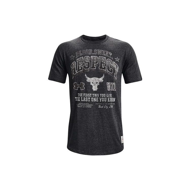 

Under Armour Project Rock Printed Training T-Shirt Men Black 1367121-001 S