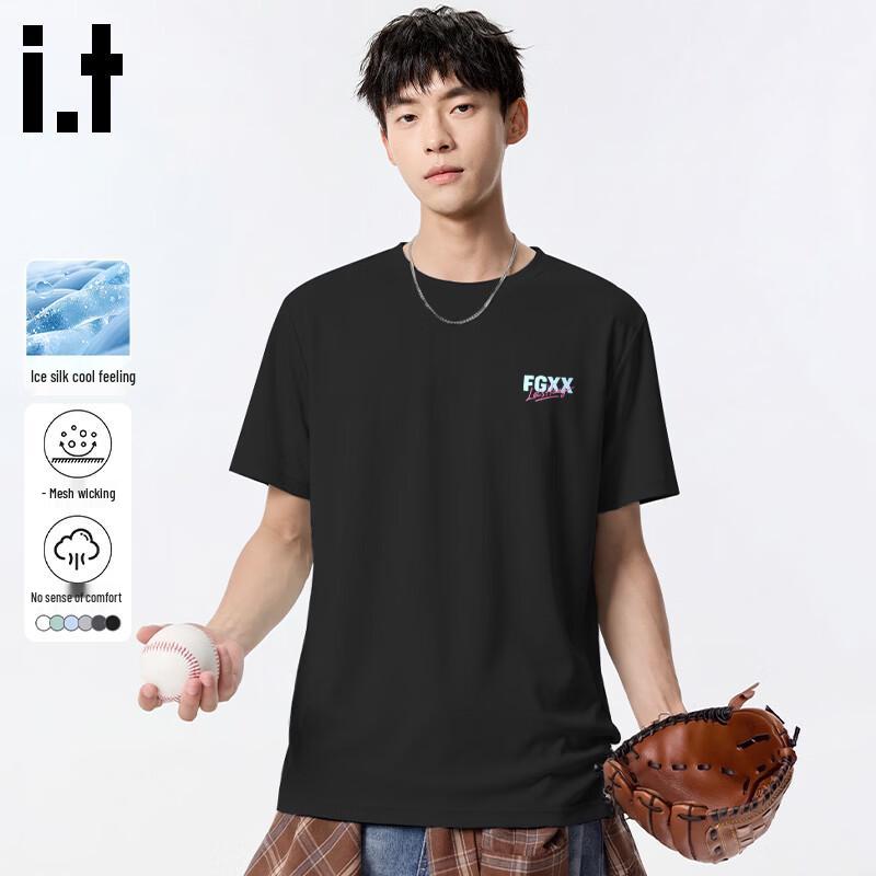 Fingercroxx Men s Korean Style Casual Quick-Dry Mesh T-Shirt 5XL