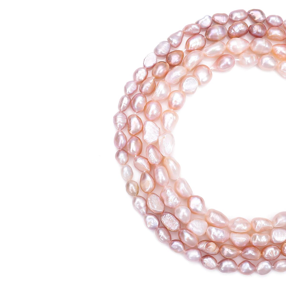 

Натуральный пресноводный жемчуг бусины для DIY ожерелья браслета серег изготовления ювелирных изделий 5-6mm 48Pcs фиолетовый