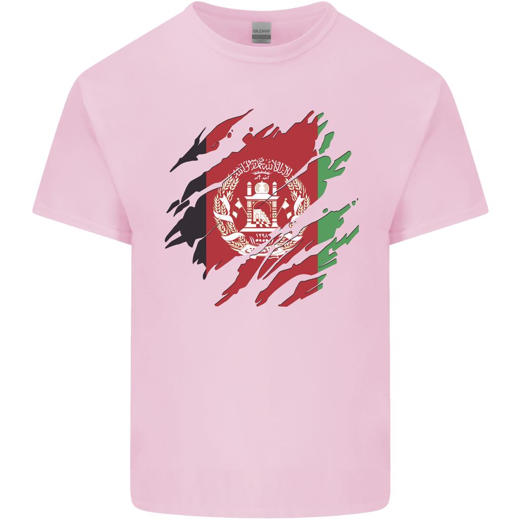 Torn Afghanistan Flag Afghan Day Football Unisexs Light Cotton TShirt