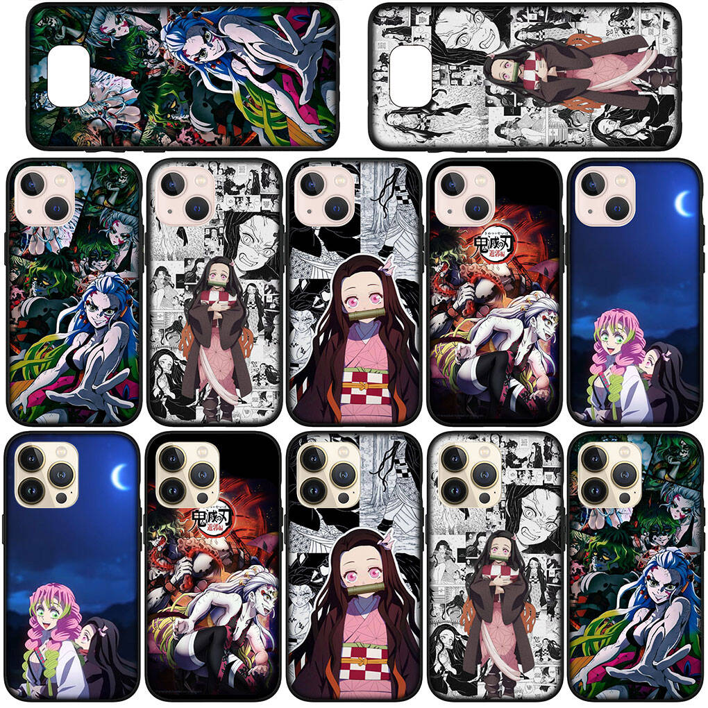 Case for iPhone 17 16 15 Xiaomi Poco F8 F7 X7 X6 M8 C85 C75 C71 Redmi Note 14 13 12 11 Pro Max A3 14C 13C 15C Daki Gyutaro Kamado Nezuko Demon Slayer
