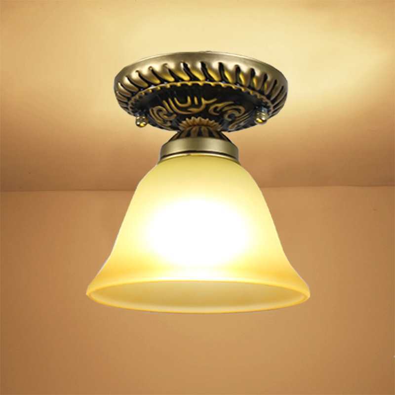 European Creative Simple Retro LED Ceiling Lamp Living Room Dining Room Corridor Porch Balcony Decorative Lighting