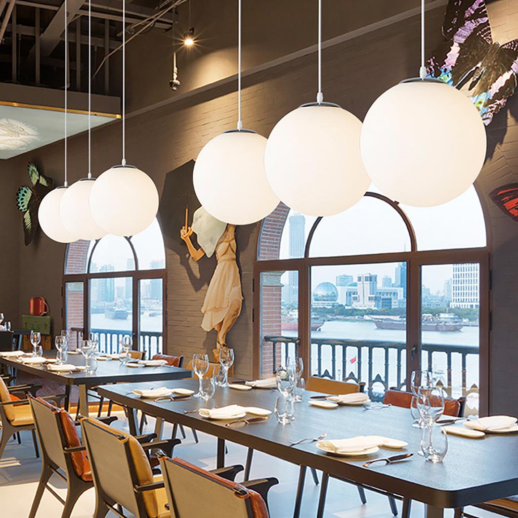 Single Head Spherical Glass Ball Chandelier, Creative And Personalized Restaurant, Clothing Store, Bar Counter, Aisle, Bubble Ball Chandelier