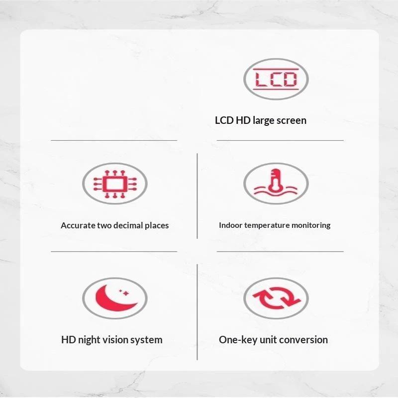 Cartoon Cute Pig Digital Weight Scale High Precision Reading For Home Bathroom Weight Tracking Automatic Weighing Scale